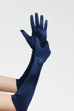 BABEYOND Evening Gloves|21.6 Elbow Length Satin Flapper Gloves