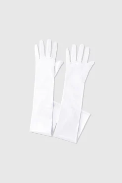 BABEYOND Evening Gloves|21.6 Elbow Length Satin Flapper Gloves