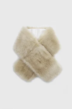 BABEYOND Shawls & Scarves|66.9 Faux Fur Shoulder Collar Scarf