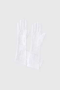 BABEYOND Evening Gloves|18.1 Floral Lace Long Stretchy Gloves