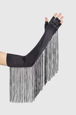 BABEYOND Evening Gloves|19.7 Fringe Fingerless Flapper Gloves