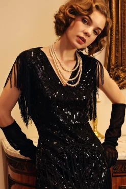BABEYOND Evening Gloves|20.5 Glitter Mesh Elbow Length Gloves