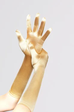BABEYOND Evening Gloves|15 Long Satin Stretchy Flapper Gloves