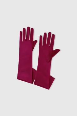 BABEYOND Evening Gloves|15 Long Satin Stretchy Flapper Gloves