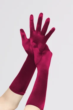 BABEYOND Evening Gloves|15 Long Satin Stretchy Flapper Gloves