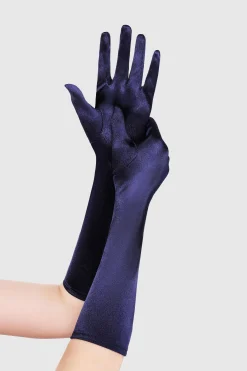 BABEYOND Evening Gloves|15 Long Satin Stretchy Flapper Gloves