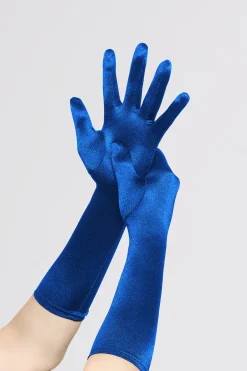 BABEYOND Evening Gloves|15 Long Satin Stretchy Flapper Gloves