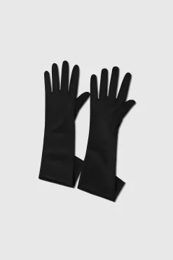 BABEYOND Evening Gloves|15 Long Stretchy Satin Flapper Gloves