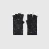 BABEYOND Evening Gloves|6.3 Vintage Lace Up Fingerless Gloves Black