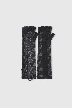 BABEYOND Evening Gloves|14.56 Vintage Lace Up Fingerless Gloves