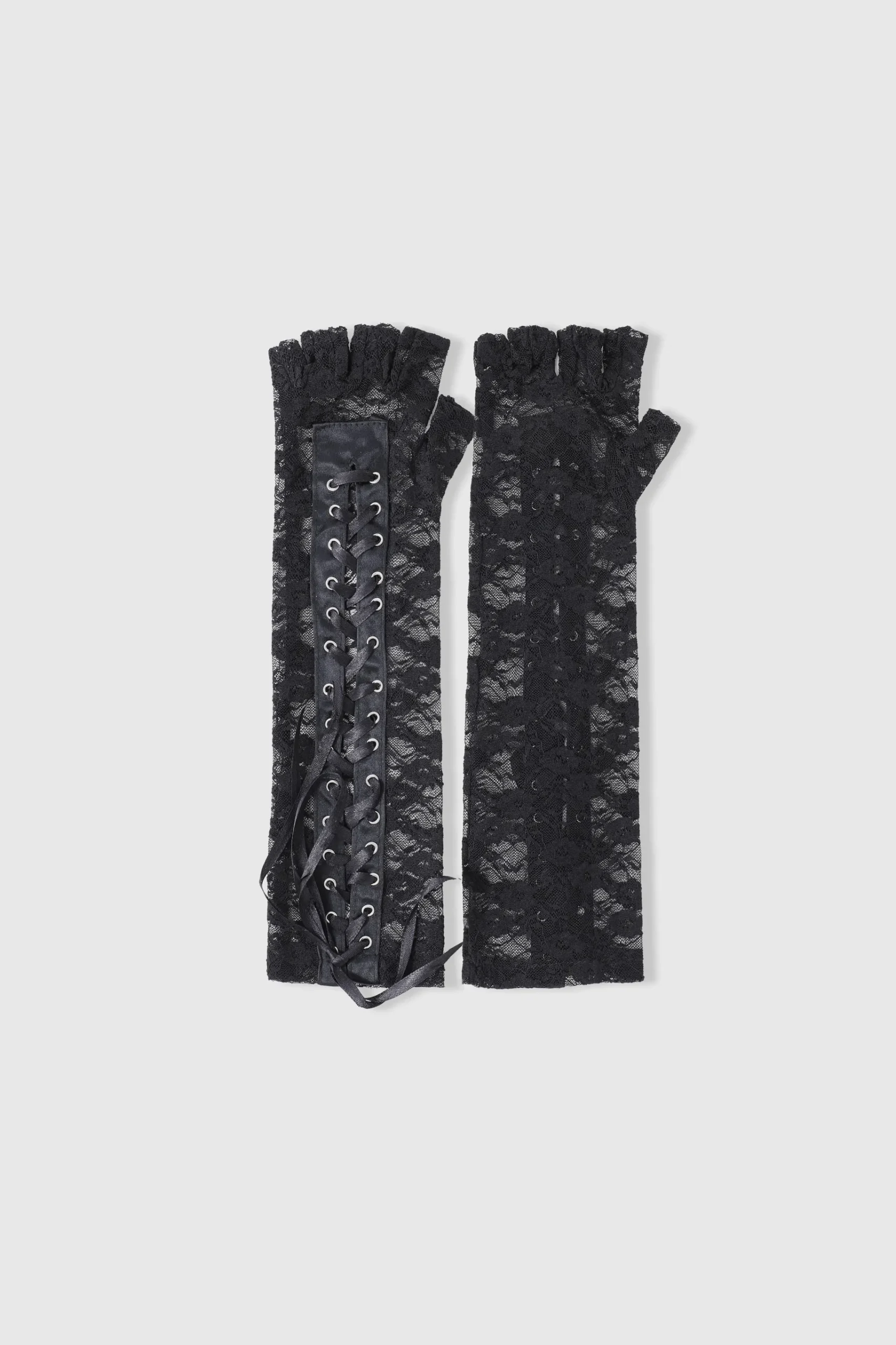 BABEYOND Evening Gloves|14.56 Vintage Lace Up Fingerless Gloves