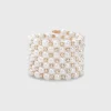 BABEYOND Jewelry|Adjustable Multi Strand Pearl Bracelet Rose Gold