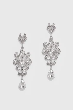 BABEYOND Jewelry|Antique Exotic Chandelier Earrings Silver