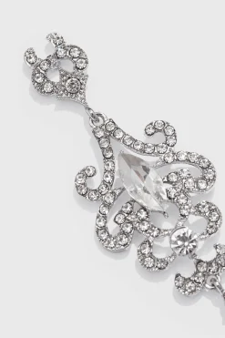 BABEYOND Jewelry|Antique Exotic Chandelier Earrings Silver