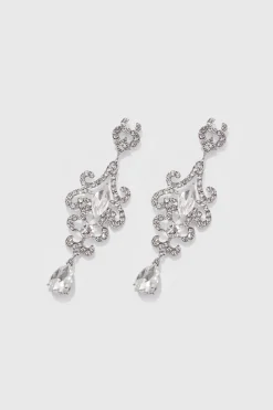 BABEYOND Jewelry|Antique Exotic Chandelier Earrings Silver