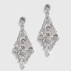BABEYOND Jewelry|Antique Geometry Chandelier Earrings Silver
