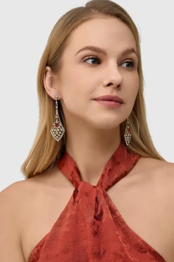 BABEYOND Jewelry|Art Deco Crystal Studded Earrings