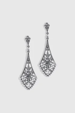 BABEYOND Jewelry|Art Deco Crystal Studded Earrings