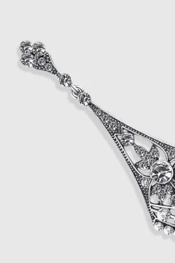 BABEYOND Jewelry|Art Deco Crystal Studded Earrings