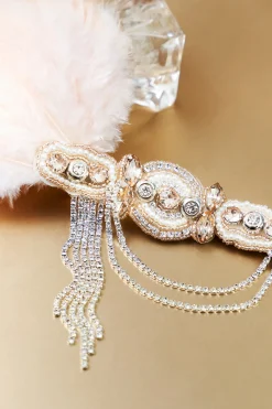 BABEYOND Headpieces & Fascinators|Assorted Gems Feather Headband