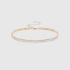 BABEYOND Jewelry|Beaded Rhinestone Choker Necklace Gold
