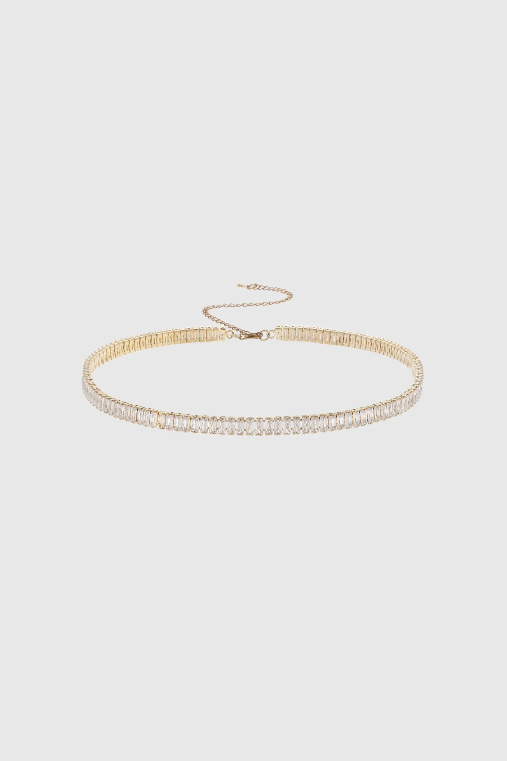 BABEYOND Jewelry|Beaded Rhinestone Choker Necklace Gold