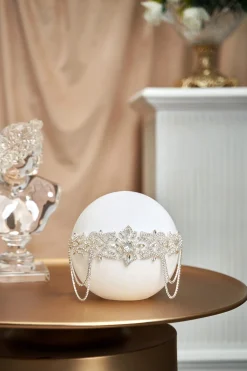 BABEYOND Headpieces & Fascinators|Beaded Rhinestone Dangle Headband Silver