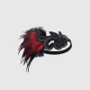 BABEYOND Headpieces & Fascinators|Beaded Sequin Shimmer Headpiece Black/Red