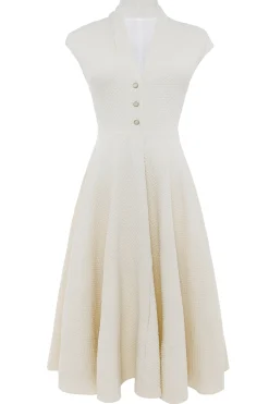 BABEYOND Dresses|Cap Sleeve Shirtwaist V Neck Dress