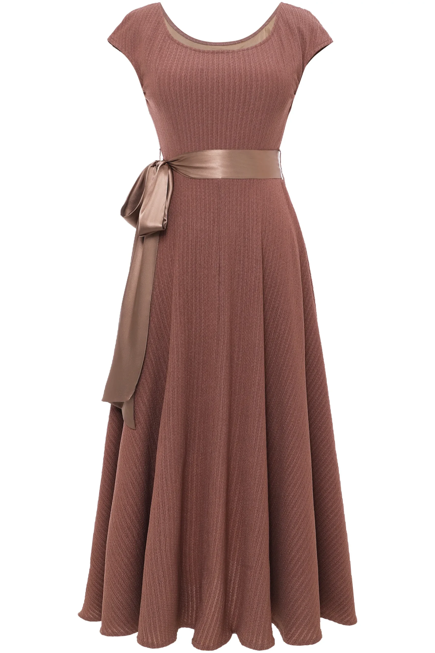 BABEYOND Dresses|Cape Sleeve Square Neck A-Line Formal Dress