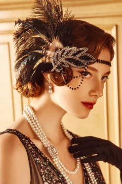 BABEYOND Headpieces & Fascinators|Carnival Beaded Feather Headdress