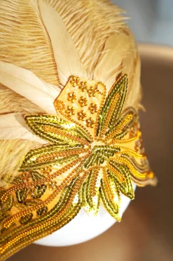 BABEYOND Headpieces & Fascinators|Carnival Sequined Fluffy Feather Headband