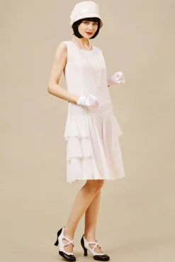 BABEYOND Dresses|Cascading Tie Sleeveless Casual Dress