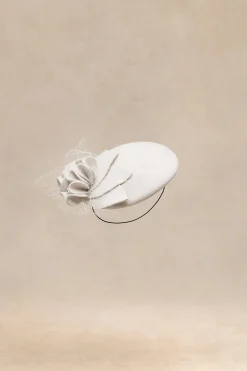 BABEYOND Headpieces & Fascinators|Classic Pillbox Flower Mesh Fascinator