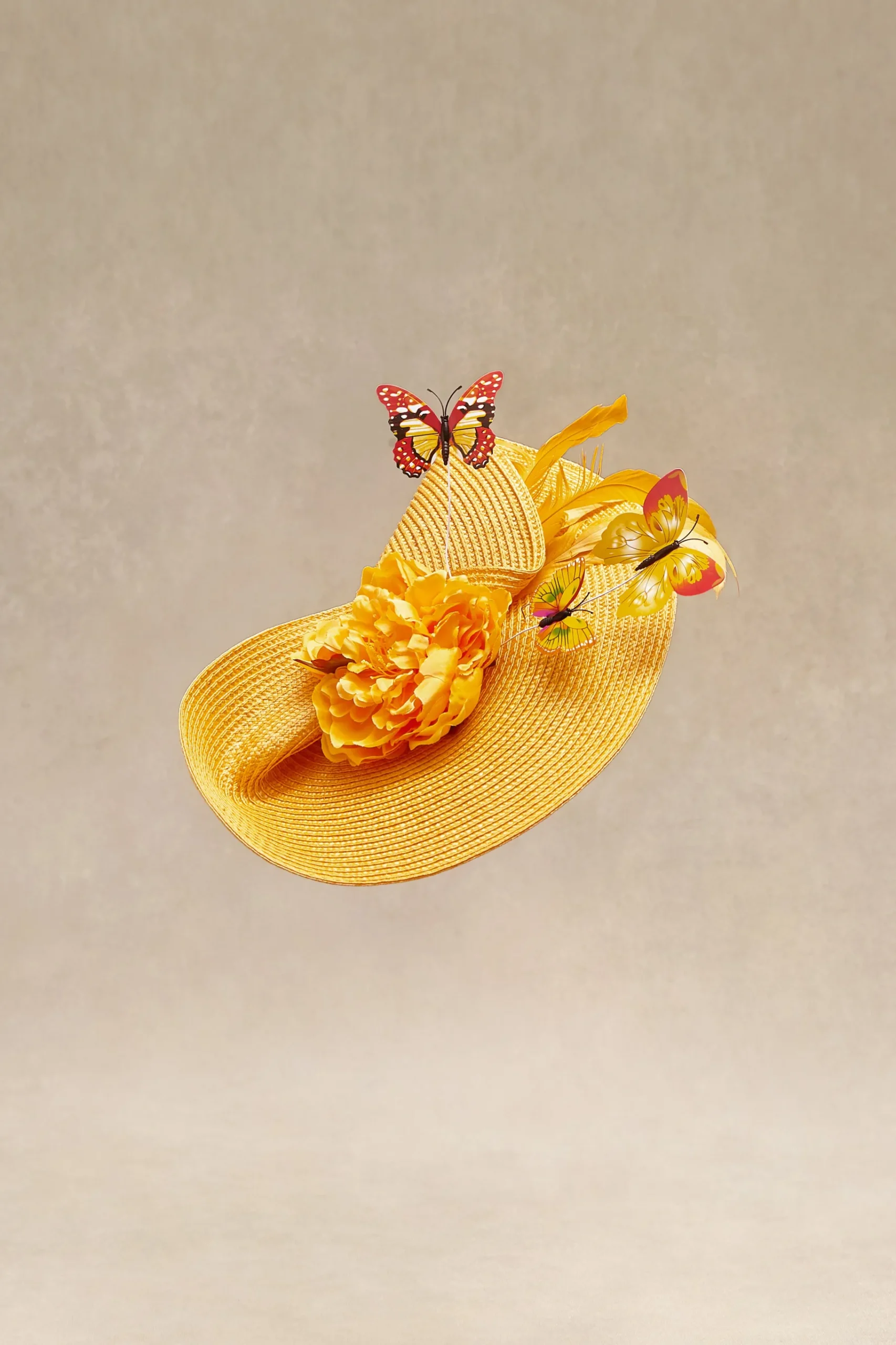 BABEYOND Headpieces & Fascinators|Classic Vintage Wide Brim Fascinator