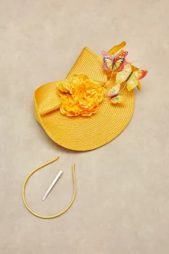 BABEYOND Headpieces & Fascinators|Classic Vintage Wide Brim Fascinator