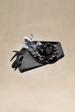 BABEYOND Headpieces & Fascinators|Classic Vintage Wide Brim Fascinator