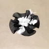 BABEYOND Headpieces & Fascinators|Elegant Floral Feather Mesh Fascinator Black/White