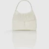 BABEYOND Handbags|Embellished Pearl Flap Evening Shoulder Bag Cream