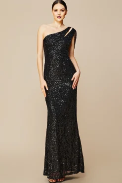BABEYOND Dresses|Embellished Sequin Asymmetric Dress