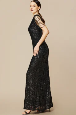 BABEYOND Dresses|Embellished Sequin Asymmetric Dress