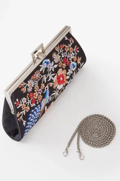 BABEYOND Handbags|Embroidered Peacock Clutch Handbag