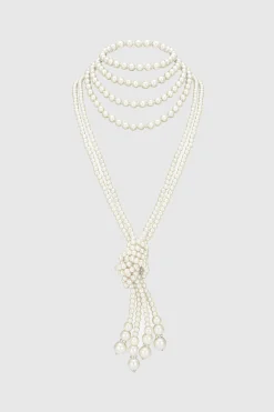 BABEYOND Jewelry|Exclusively Luxury Knotted Pearl Necklace