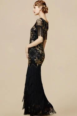 BABEYOND Dresses|Flowery Multi-Layer Maxi Mermaid Dress