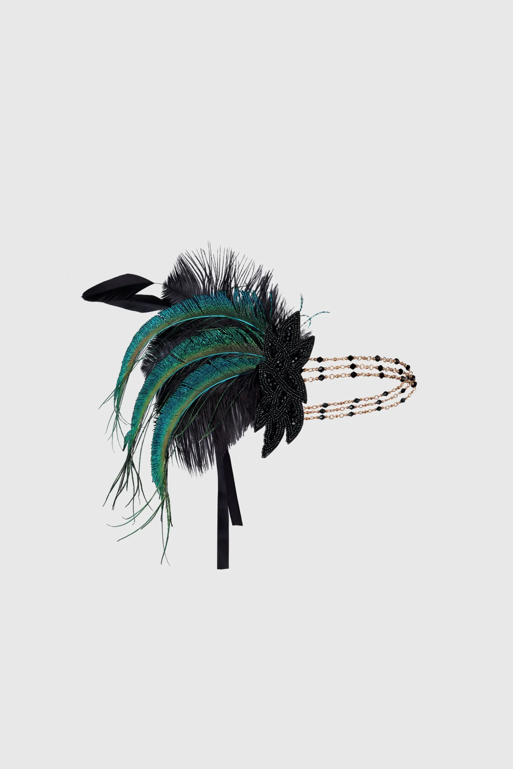 BABEYOND Headpieces & Fascinators|Gorgeous Beaded Feather Hairband