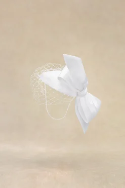 BABEYOND Headpieces & Fascinators|Headband Bow Derby Hat White