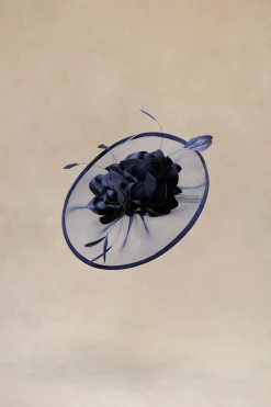 BABEYOND Headpieces & Fascinators|Irregular Brim Floral Feather Fascinator