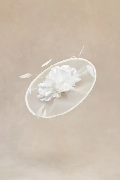 BABEYOND Headpieces & Fascinators|Irregular Brim Floral Feather Fascinator