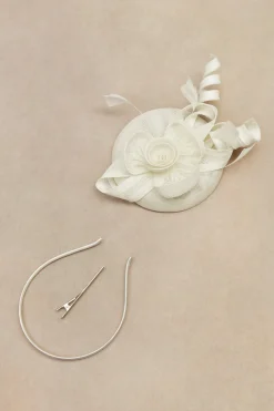 BABEYOND Headpieces & Fascinators|Lofty Pillbox Rose Fascinator