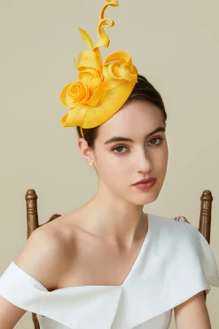 BABEYOND Headpieces & Fascinators|Lofty Pillbox Rose Fascinator